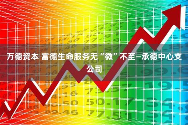 万德资本 富德生命服务无“微”不至—承德中心支公司